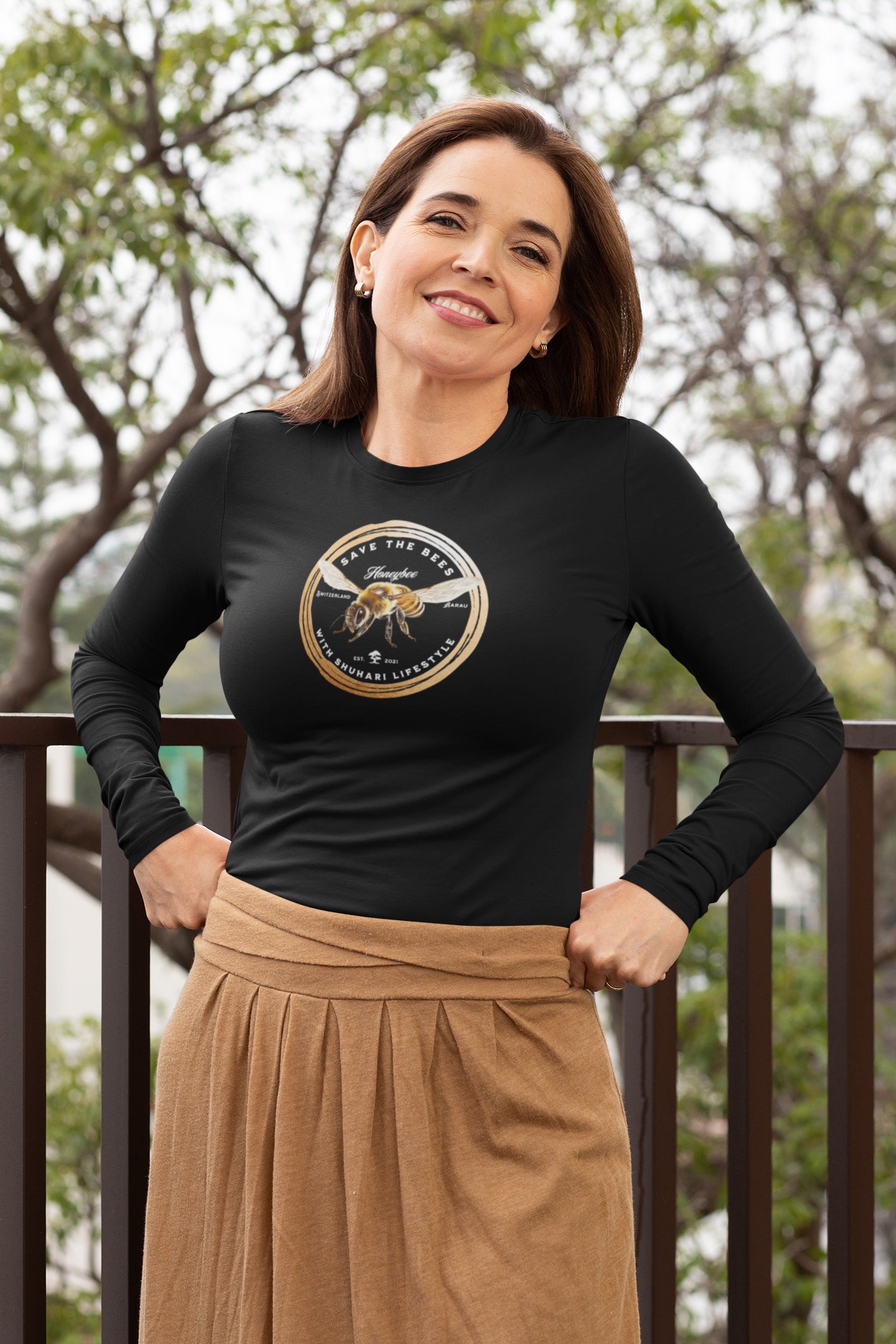 Bees! Ladies Longsleeve 81